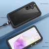 Shellbox Waterproof IP68 hoesje voor Samsung Galaxy A35 - Zwart 3