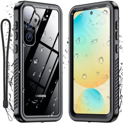 Shellbox Waterproof IP68 hoesje voor Samsung Galaxy S25 Plus - Zwart