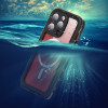 Shellbox Waterproof IP68 hoesje met MagSafe voor Apple iPhone 15 Pro - Zwart 3