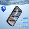 Shellbox Waterproof IP68 hoesje met MagSafe voor Apple iPhone 16 - Zwart 4