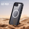Shellbox Waterproof IP68 hoesje met MagSafe voor Apple iPhone 16e - Zwart 4