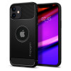 Spigen Rugged Armor Back Cover hoesje voor Apple iPhone 12 / iPhone 12 Pro - Zwart 0