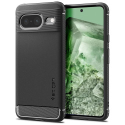 Spigen Rugged Armor Back Cover hoesje voor Google Pixel 8 - Zwart