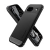 Spigen Rugged Armor Back Cover hoesje voor Google Pixel 8a - Zwart 1
