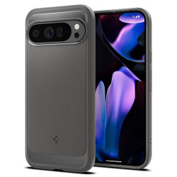 Spigen Rugged Armor Back Cover hoesje voor Google Pixel 9 Pro XL - Lichtgrijs