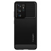 Spigen Rugged Armor Back Cover hoesje voor Samsung Galaxy S21 Ultra - Zwart 1