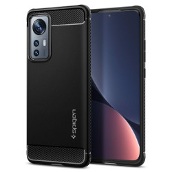Spigen Rugged Armor Back Cover hoesje voor Xiaomi 12/12X - Zwart