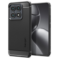 Spigen Rugged Armor Back Cover hoesje voor Xiaomi 14T Pro - Zwart