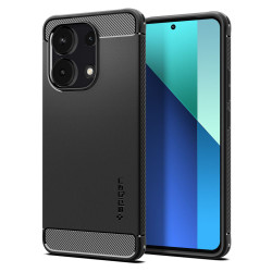Spigen Rugged Armor Back Cover hoesje voor Xiaomi Redmi Note 13 4G - Zwart
