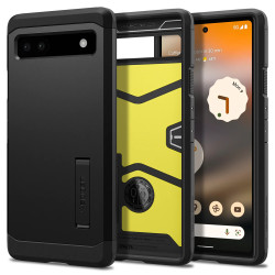 Spigen Tough Armor Back Cover hoesje voor Google Pixel 6a - Zwart
