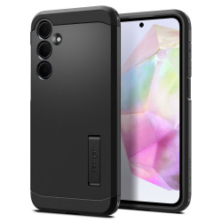 Spigen Tough Armor Back Cover hoesje voor Samsung Galaxy A35 - Zwart