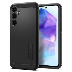 Spigen Tough Armor Back Cover hoesje voor Samsung Galaxy A55 - Zwart