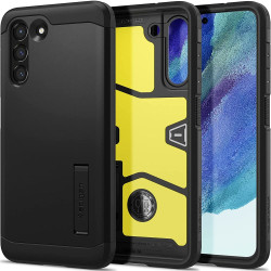 Spigen Tough Armor Back Cover hoesje voor Samsung Galaxy S21 FE - Zwart