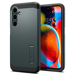 Spigen Tough Armor Back Cover hoesje voor Samsung Galaxy S23 FE - Donkergroen