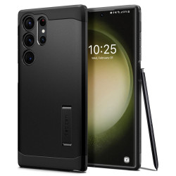 Spigen Tough Armor Back Cover hoesje voor Samsung Galaxy S23 Ultra - Zwart