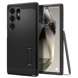 Spigen Tough Armor Back Cover hoesje voor Samsung Galaxy S24 Ultra - Zwart