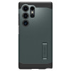 Spigen Tough Armor Back Cover hoesje voor Samsung Galaxy S24 Ultra - Donkergroen 1