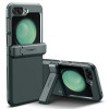 Spigen Tough Armor Pro Back Cover hoesje voor Samsung Galaxy Z Flip 5 - Donkergroen 0