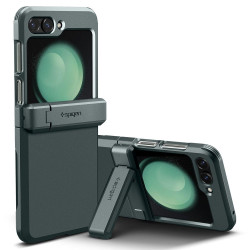 Spigen Tough Armor Pro Back Cover hoesje voor Samsung Galaxy Z Flip 5 - Donkergroen