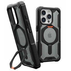 UAG Plasma XTE Kickstand Back Cover hoesje met MagSafe voor Apple iPhone 15 Pro Max - Oranje/Zwart