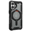UAG Plasma XTE Kickstand Back Cover hoesje met MagSafe voor Apple iPhone 16 - Oranje/Zwart 2