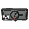 UAG Plasma XTE Kickstand Back Cover hoesje met MagSafe voor Apple iPhone 16 Pro Max - Oranje/Zwart 3