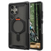 UAG Plasma XTE Kickstand Back Cover hoesje met MagSafe voor Samsung Galaxy S24 Ultra - Oranje/Zwart 2