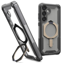 UAG Plasma XTE Kickstand Back Cover hoesje met MagSafe voor Samsung Galaxy S25 Plus - Titanium/Zwart