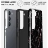Burga Tough Back Cover hoesje voor Samsung Galaxy S22 - Rose Gold Marble 1