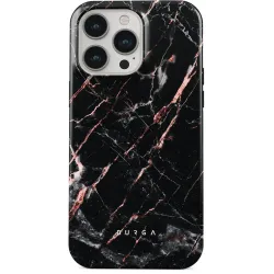 Burga Tough Back Cover hoesje voor Apple iPhone 15 Pro - Rose Gold Marble