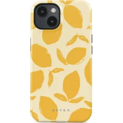 Burga Tough Back Cover hoesje voor Apple iPhone 15 - Lemon Tart