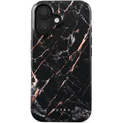 Burga Tough Back Cover hoesje voor Apple iPhone 16 - Rose Gold Marble