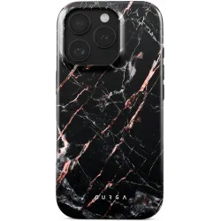 Burga Tough Back Cover hoesje voor Apple iPhone 16 Pro - Rose Gold Marble
