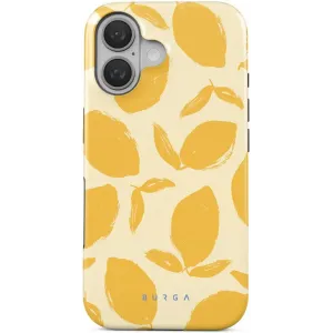 Burga Tough Back Cover hoesje met MagSafe voor Apple iPhone 16 - Lemon Tart