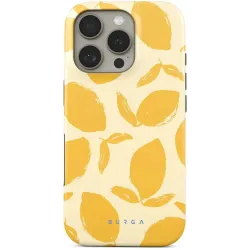 Burga Tough Back Cover hoesje met MagSafe voor Apple iPhone 16 Pro - Lemon Tart
