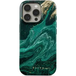 Burga Tough Back Cover hoesje met MagSafe voor Apple iPhone 16 Pro - Emerald Pool