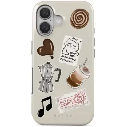 Burga Tough Back Cover hoesje voor Apple iPhone 16 - Oat Milk Please