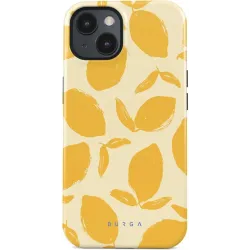 Burga Tough Back Cover hoesje met MagSafe voor Apple iPhone 15 - Lemon Tart