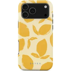 Burga Tough Back Cover hoesje met MagSafe voor Apple iPhone 17 Pro Max - Lemon Tart