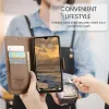 CASEME Litchi Texture Book Wallet Case hoesje voor Xiaomi Redmi 14C / Xiaomi Poco C75 - Bruin 3