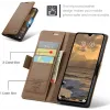 CASEME Litchi Texture Book Wallet Case hoesje voor Xiaomi Redmi 14C / Xiaomi Poco C75 - Bruin 9