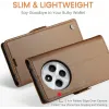 CASEME Litchi Texture Book Wallet Case hoesje voor Xiaomi Redmi 14C / Xiaomi Poco C75 - Bruin 10