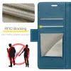 CASEME Litchi Texture Book Wallet Case hoesje voor Xiaomi Redmi 14C / Xiaomi Poco C75 - Blauw 4