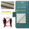 CASEME Litchi Texture Book Wallet Case hoesje voor Xiaomi Redmi 14C / Xiaomi Poco C75 - Groen 4