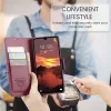 CASEME Litchi Texture Book Wallet Case hoesje voor Xiaomi Redmi 14C / Xiaomi Poco C75 - Rood 3