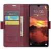 CASEME Litchi Texture Book Wallet Case hoesje voor Xiaomi Redmi 14C / Xiaomi Poco C75 - Rood 6