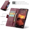 CASEME Litchi Texture Book Wallet Case hoesje voor Xiaomi Redmi 14C / Xiaomi Poco C75 - Rood 9