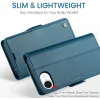 CASEME Litchi Texture Book Wallet Case hoesje voor Apple iPhone 17e/16e - Blauw 11