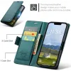 CASEME Litchi Texture Book Wallet Case hoesje voor Apple iPhone 17e/16e - Groen 6