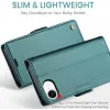 CASEME Litchi Texture Book Wallet Case hoesje voor Apple iPhone 17e/16e - Groen 11